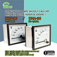 Đồng hồ đo Ampe và Volt cao cấp mặt 96x96 ( 50A-4000A & 500V )