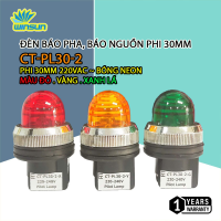 Đèn báo pha, báo nguồn phi 30mm 220V