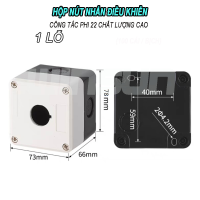 Hộp nút nhấn phi 22 chất lượng cao 1 lỗ, 2 lỗ, 3 lỗ, 4 lỗ