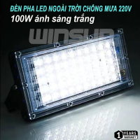 Đèn pha Led ngoài trời 50W 100W chống mưa 220V kháng nước tiết kiệm điện siêu sáng