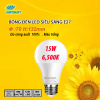 Bóng Búp Tròn Đèn Led 12W 15W 18W ,Bóng Đèn Led Ánh Sáng Trắng