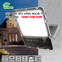Đèn pha siêu sáng ngoài trời 150W.200W siêu sáng chống nước IP67 đủ công suất. BH: 2 năm ( 1 đổi 1 )