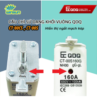 Cầu chì sứ dạng khối vuông HRC 10A~100A