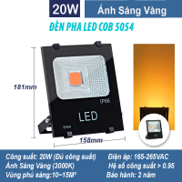 Đèn pha led COB 20W.30W.50W chiếu sáng ngoài trời 5054 Đủ Công Suất. BH: 2 năm ( 1 đổi 1 )