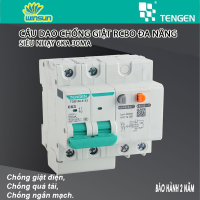 Cầu Dao Chống Giật RCBO 1P+N, 2P 6kA 30mA TENGEN