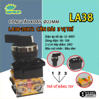 Công Tắc Xoay 2 Vị Trí, Xoay 3 Vị Trí Phi 22 LA-38. BH: 1 năm ( 1 đổi 1 )