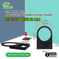 Tem nhãn mica phi 22,25,30 ,thẻ ghi tên nút ấn, công tắc, đèn báo, nút nhấn [Túi 100 cái]
