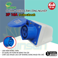Phích Cắm Công Nghiệp Ổ Cắm Công Nghiệp (3P/4P/5P-16A/32A) IP44