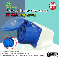 Phích Cắm Công Nghiệp Ổ Cắm Công Nghiệp (3P/4P/5P-16A/32A) IP44