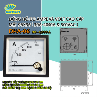 Đồng hồ đo Ampe và Volt cao cấp mặt 96x96 ( 50A-4000A & 500V )