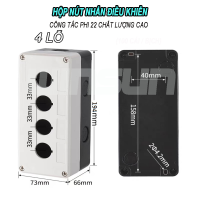 Hộp nút nhấn phi 22 chất lượng cao 1 lỗ, 2 lỗ, 3 lỗ, 4 lỗ