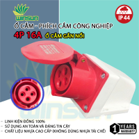 Phích Cắm Công Nghiệp Ổ Cắm Công Nghiệp (3P/4P/5P-16A/32A) IP44