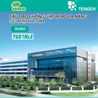 Cầu Dao Chống Giật RCBO 1P+N, 2P 6kA 30mA TENGEN