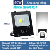 Đèn pha led COB 20W.30W.50W chiếu sáng ngoài trời 5054 Đủ Công Suất. BH: 2 năm ( 1 đổi 1 )