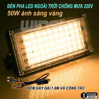 Đèn pha Led ngoài trời 50W 100W chống mưa 220V kháng nước tiết kiệm điện siêu sáng