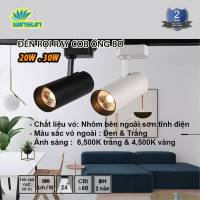          Đèn rọi ray COB ống bơ 20W, 30W BH: 2 năm ( 1 đổi 1 )