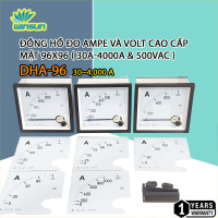 Đồng hồ đo Ampe và Volt cao cấp mặt 96x96 ( 50A-4000A & 500V )