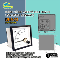Đồng Hồ Ampe Kế, Votl Kế Winsun (72X72) đồng hồ đo dòng điện - dòng điện xoay chiều
