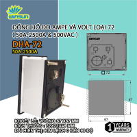 Đồng Hồ Ampe Kế, Votl Kế Winsun (72X72) đồng hồ đo dòng điện - dòng điện xoay chiều