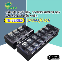Cầu Đấu Điện Domino Đủ Kích Cỡ  15A/25A/45A ,3~12P Terminal Cầu nối dây điều khiển