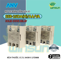 Rơ le Bán Dẫn ANV Solid SSR 25 DA(H), AA, VA (Hàng Đài Loan)