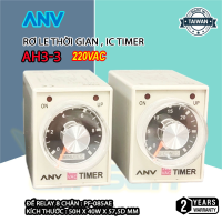 Rơ Le Thời Gian ANV, IC TIMER AH3-3 220VAC