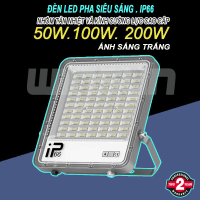 Đèn Pha Led 100W Chiếu Sáng Ngoài Trời Đủ Công Suất Chiếu Sáng Biển Quảng Cáo - Ánh Sáng Trắng - BH 2 Năm