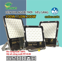 Đèn pha siêu sáng ngoài trời 150W.200W siêu sáng chống nước IP67 đủ công suất. BH: 2 năm ( 1 đổi 1 )