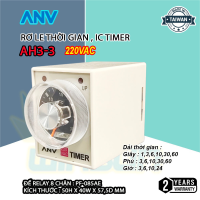 Rơ Le Thời Gian ANV, IC TIMER AH3-3 220VAC