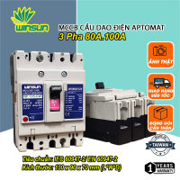  Cầu dao điện Aptomat 3 pha 80A 100A CB KHỐI MCCB 