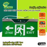 Đèn exit đèn thoát hiểm chỉ lối thoát 2 mặt YIFEI mặt mica độ sáng cao