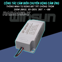 Công tắc cảm biến chuyển động cảm ứng Radar vi sóng thông minh tự động bật tắt chống trộm