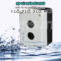 Hộp nút nhấn phi 22 chất lượng cao 1 lỗ, 2 lỗ, 3 lỗ, 4 lỗ