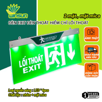 Đèn exit đèn thoát hiểm chỉ lối thoát 2 mặt YIFEI mặt mica độ sáng cao