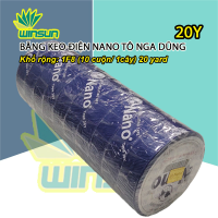 (Cây 10 Cuộn) Băng Keo Điện NANO TÔ Nga Dũng 20Y