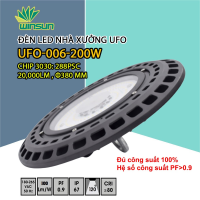 Đèn Led nhà xưởng UFO-006 100W, 150W, 200W. BH: 2 năm ( 1 đổi 1 )