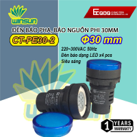Đèn báo pha, báo nguồn phi 30mm QDQ- Chất lượng cao 