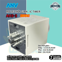 Rơ Le Thời Gian ANV, IC TIMER AH3-3 220VAC