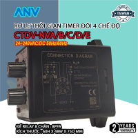 Rơ LE Thời Gian Timer đôi 4 chế độ CTDV-NVA/B/C/D/E