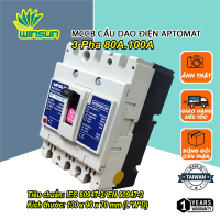  Cầu dao điện Aptomat 3 pha 80A 100A CB KHỐI MCCB 