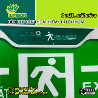 Đèn exit đèn thoát hiểm chỉ lối thoát 2 mặt YIFEI mặt mica độ sáng cao