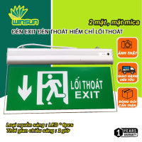 Đèn exit đèn thoát hiểm chỉ lối thoát 2 mặt YIFEI mặt mica độ sáng cao YF-1067