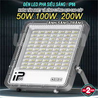 Đèn Pha Led 100W Chiếu Sáng Ngoài Trời Đủ Công Suất Chiếu Sáng Biển Quảng Cáo - Ánh Sáng Trắng - BH 2 Năm
