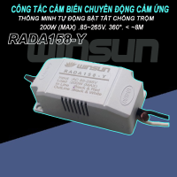 Công tắc cảm biến chuyển động cảm ứng Radar vi sóng thông minh tự động bật tắt chống trộm