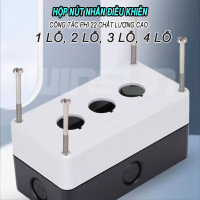 Hộp nút nhấn phi 22 chất lượng cao 1 lỗ, 2 lỗ, 3 lỗ, 4 lỗ