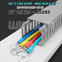 Máng nhựa đi dây / máng nhựa lắp tủ điện / nẹp lỗ công nghiệp 25x25 25x45 35x35 35x45 45x45 45x65 65x65 85x85 - dài 1m7