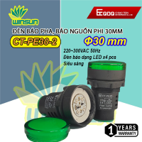 Đèn báo pha, báo nguồn phi 30mm QDQ- Chất lượng cao 