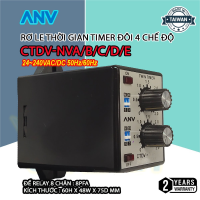 Rơ LE Thời Gian Timer đôi 4 chế độ CTDV-NVA/B/C/D/E