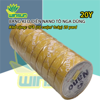 (Cây 10 Cuộn) Băng Keo Điện NANO TÔ Nga Dũng 20Y