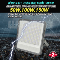 Đèn Pha Led 100W Chiếu Sáng Ngoài Trời. Đủ Công Suất Ánh Sáng Trắng. BH: 2 năm ( 1 đổi 1 )